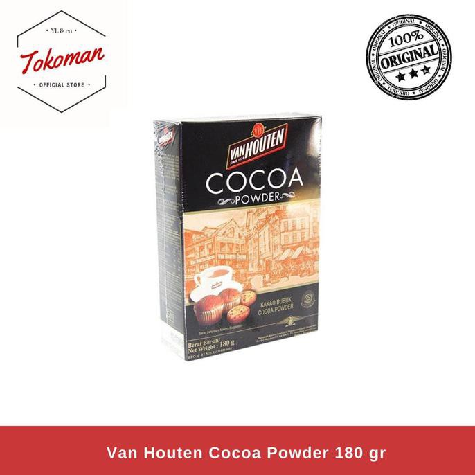 

Cuci Gudang Awal Tahun Van Houten Cocoa Powder 180 gr / Coklat Bubuk Promo Awal tahun