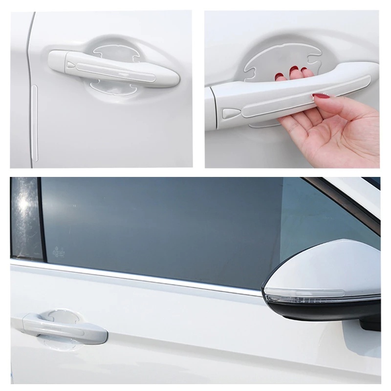 [4PCS / 8PCS General Invisible Door Handle Protective Film][Car Scratches Protector]