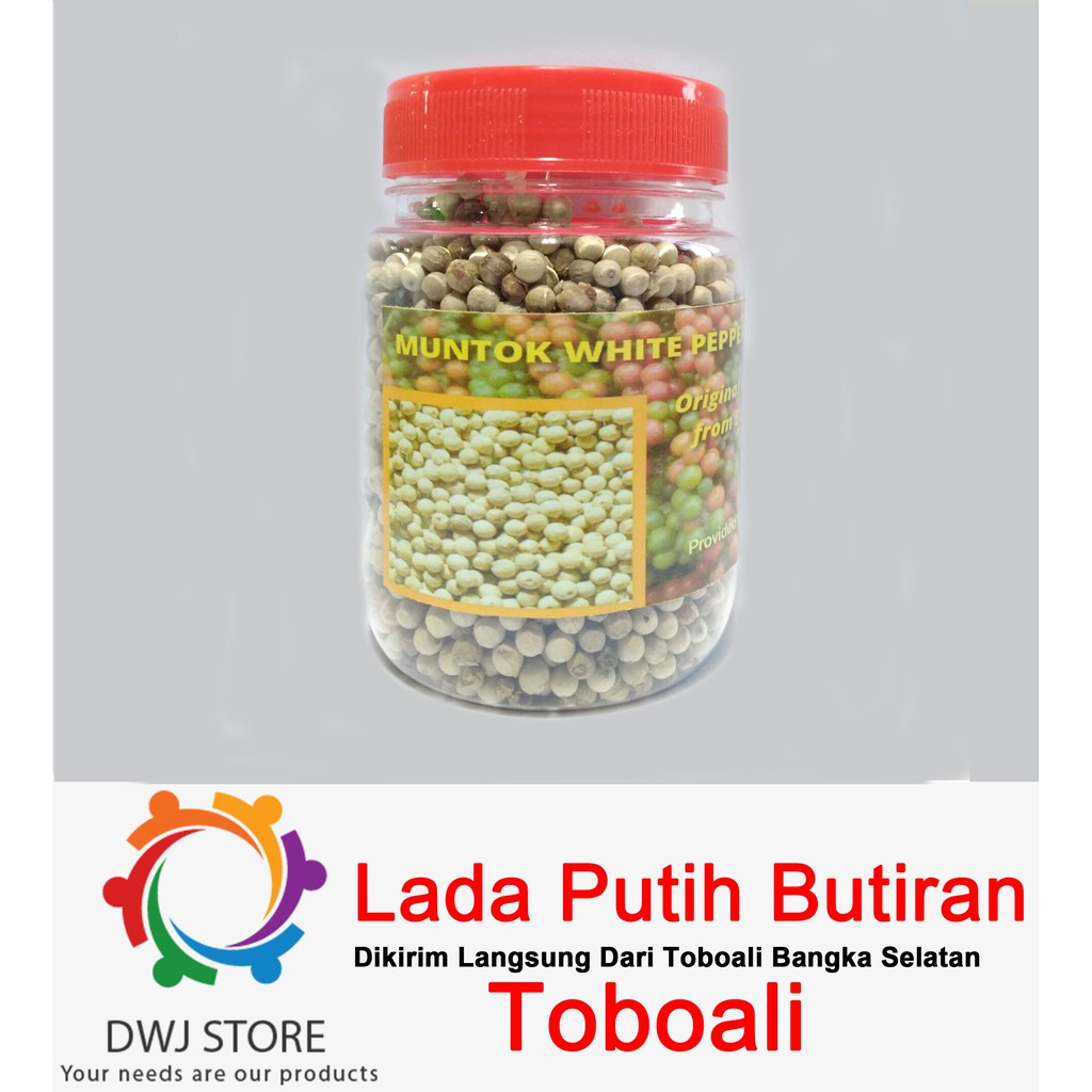 

100 gr MUNTOK WHITE PEPPER / LADA PUTIH BANGKA