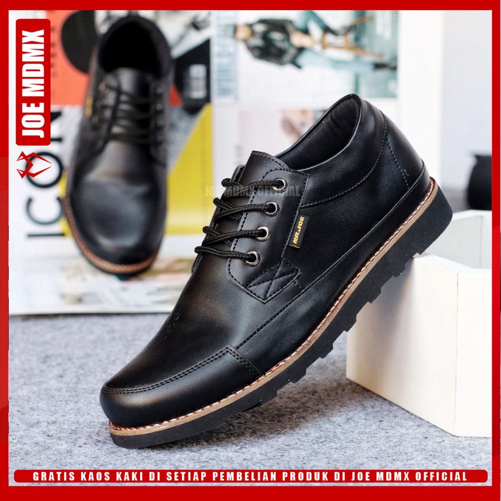 TARAN Sepatu Formal Pria Sepatu Pria Casual Kerja Cowo/Cowok Kulit Pu Ori Keren