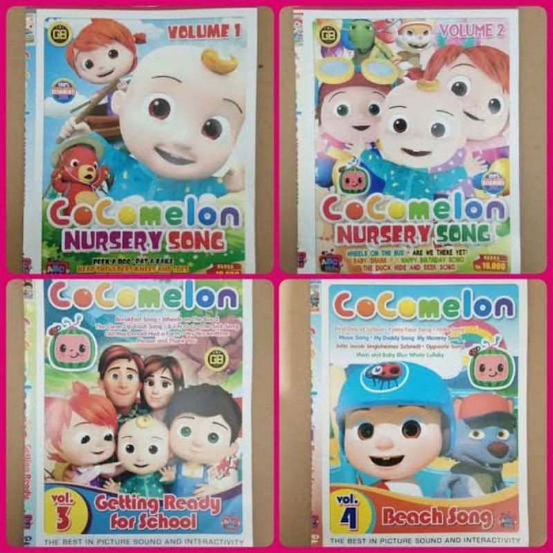 kaset Lagu Coco Melon Vol 1-4 bebas pilih