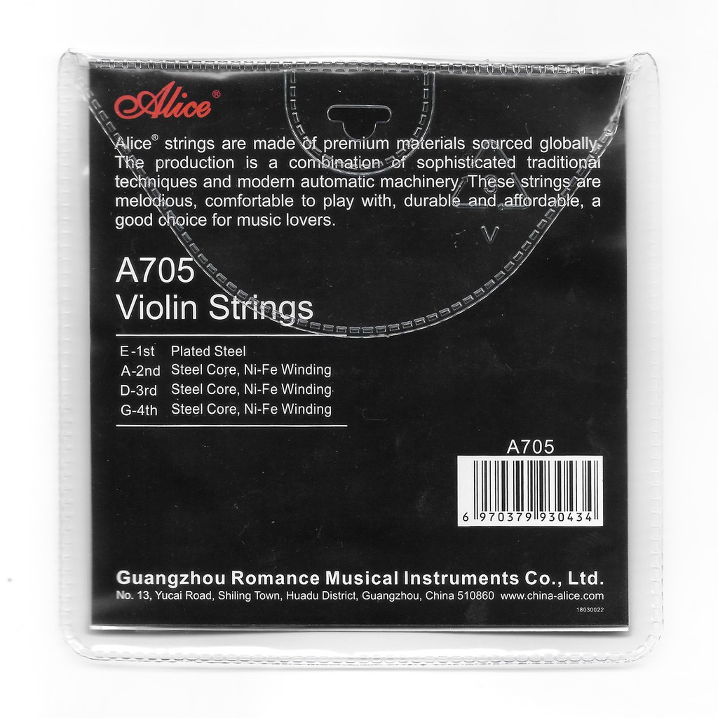 Alice A705 Senar Biola Violin Strings Set