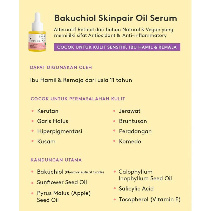 SOMETHINC BAKUCHIOL Skinpair Oil Serum