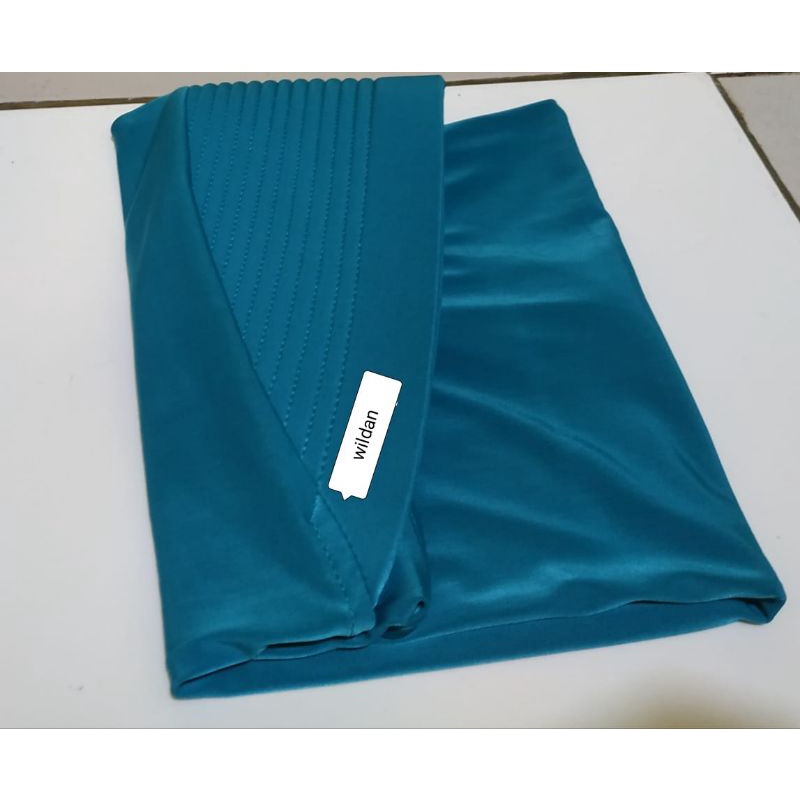 bergo sport pendek  terbaru-Biru toska