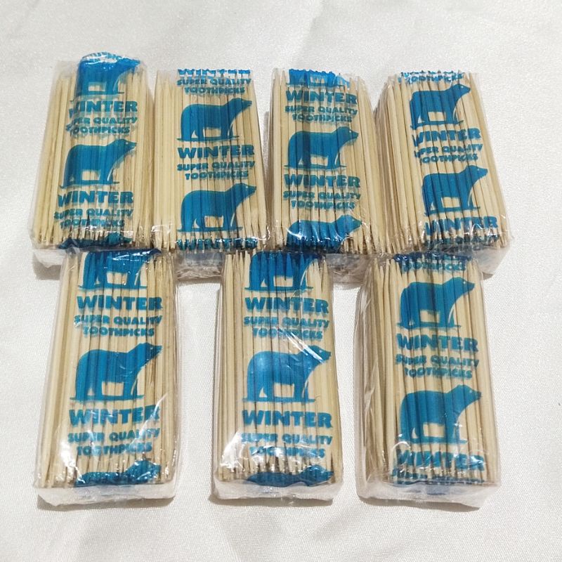 Vinztstore - Refill Tusuk Gigi Tusuk Gigi Kayu Refill Toothpicks Refill Murah Bisa COD