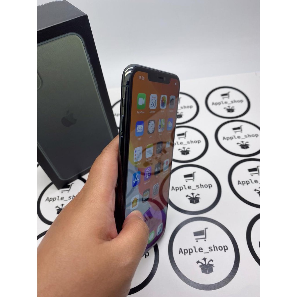 Iphone 11 pro max 256gb midnight green Lcd Original Mulus Original Bukan Refurbish / Rekondisi