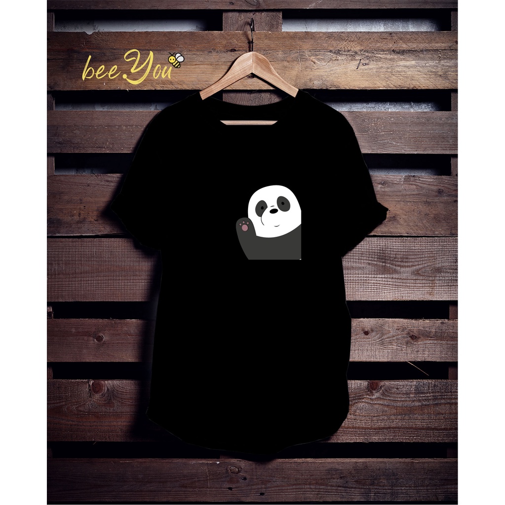 Jual KAOS HELLOPANDA/ PAN PAN ICE BEAR / PANPAN WE BARE BEARS/ KAOS