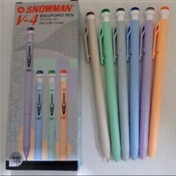 

bolpen snowman v-4 hitam 0,6 (12pcs)