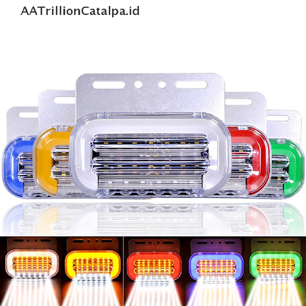 Aa Lampu Samping Truk Led 24v Super Terang Tahan Air