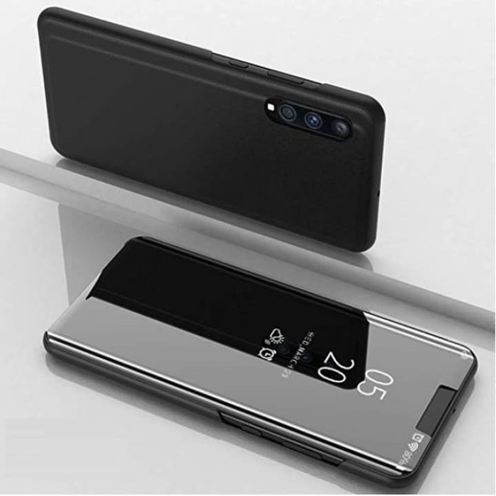 Flip case Vivo Y19 Clear View Standing Mirror Cover