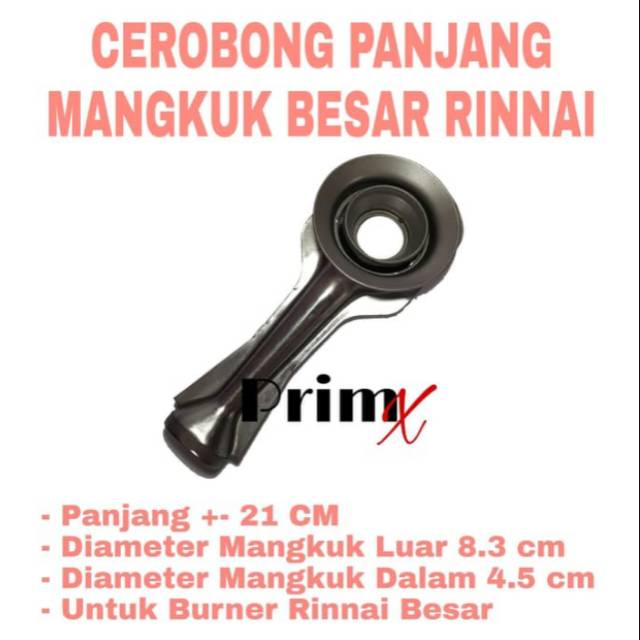 Cerobong rinnai besar panjang