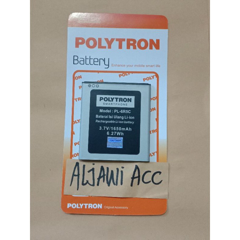 Batre Baterai Batere Polytron Zap 5 4G PL-6R5C Original Battery Hp