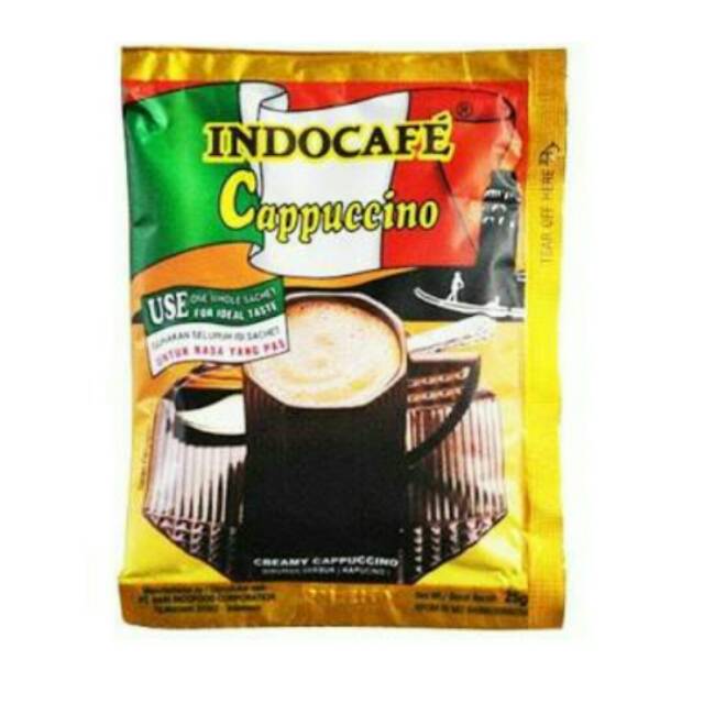 INDOCAFE CAPPUCCINO SACHET [RENCENG]