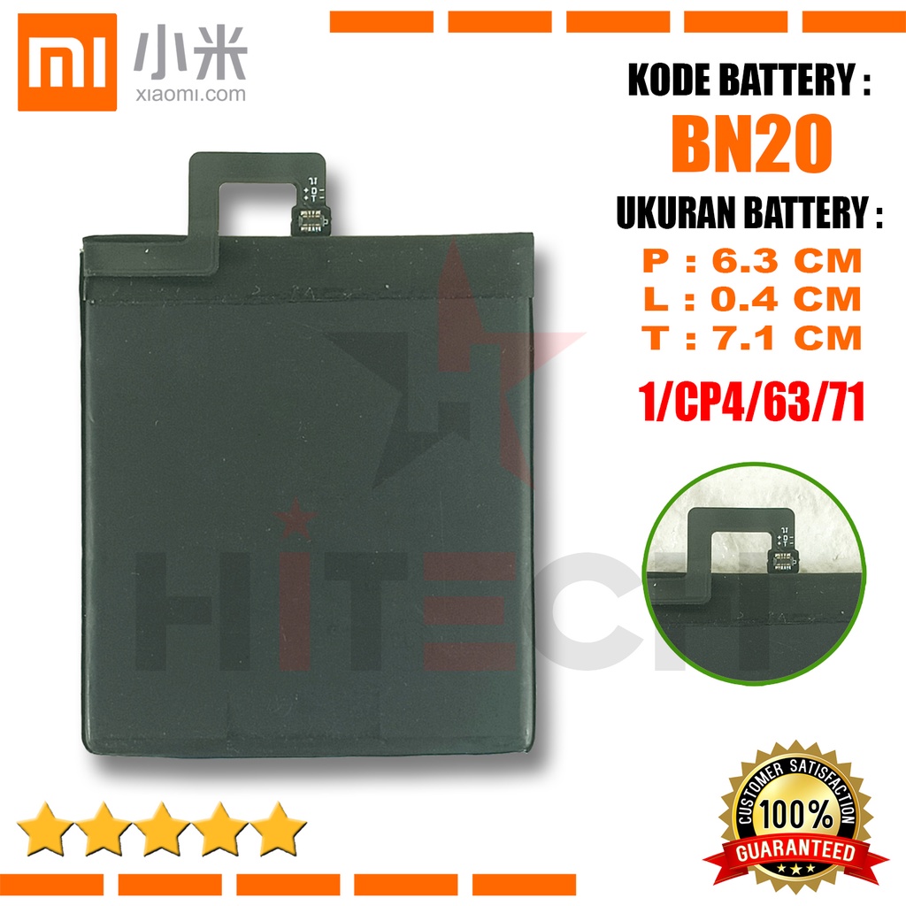 Baterai Battery Original Xiaomi BN20 for Xiaomi Mi 5C