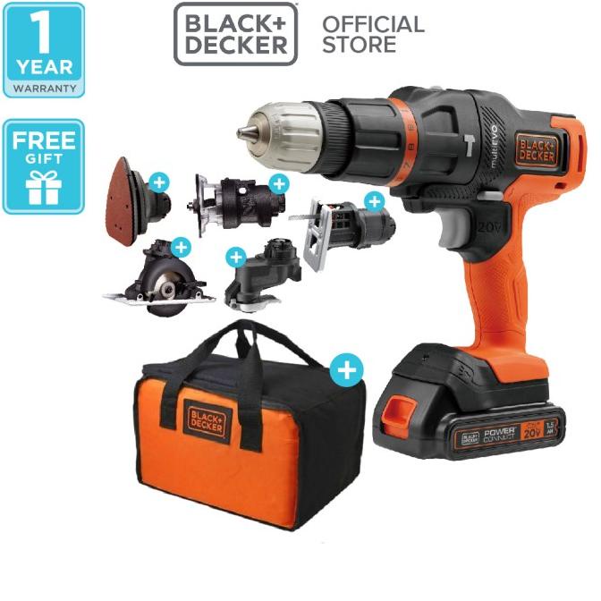Black+Decker Multi Evo 6 Heads Kit (EVO185K6-B1) Termurah