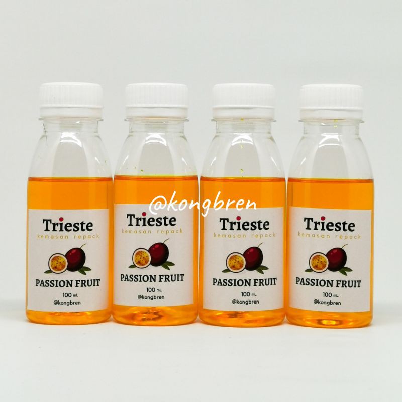 Sirup Markisa Trieste 100ml - Trieste Syrup Passion Fruit 100ml