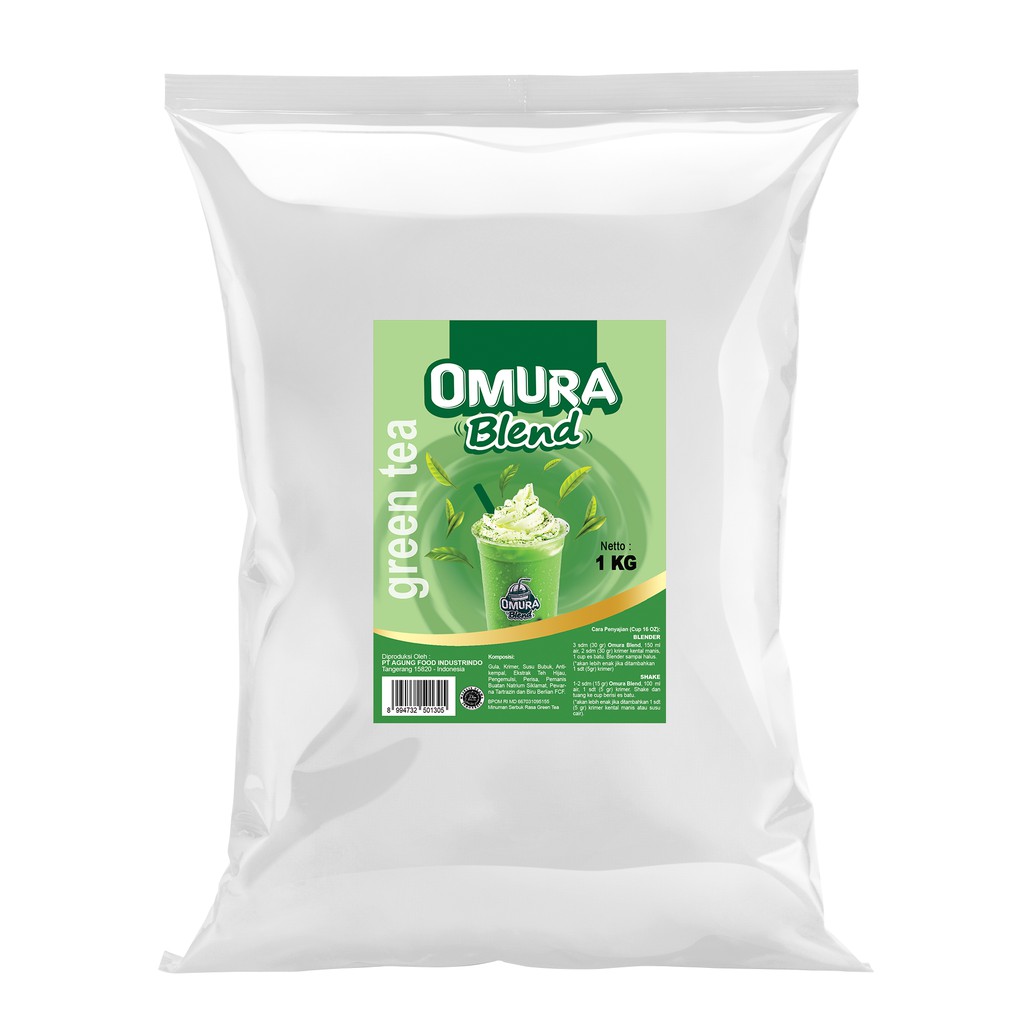 

Omura blend Bubuk Minuman Mix Rasa Green Tea 1 Kg