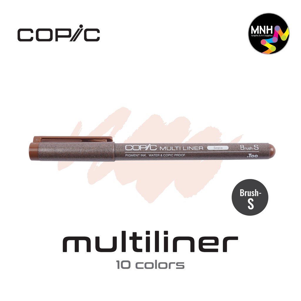

Copic Multiliner Brush Type - Sepia