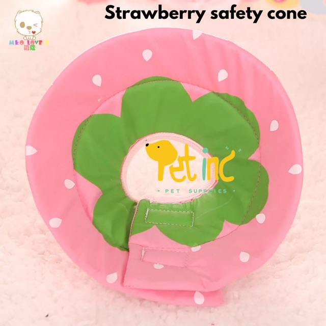 Cute safety cone untuk anjing atau kucing