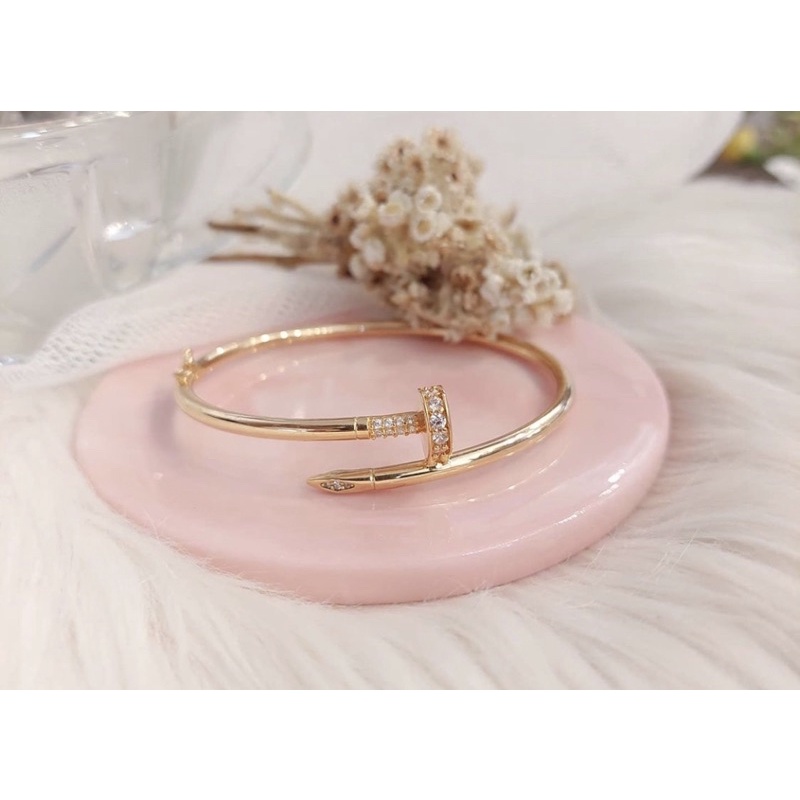 Gelang paku emas asli kadar 375