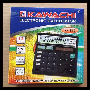 

Kalkulator Kawachi Kx-512 12 Digit Elektronic Calculator Check Correct