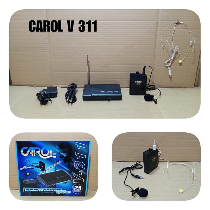 Microphone Wireless / Mic Wireless Carol V 311 / V311