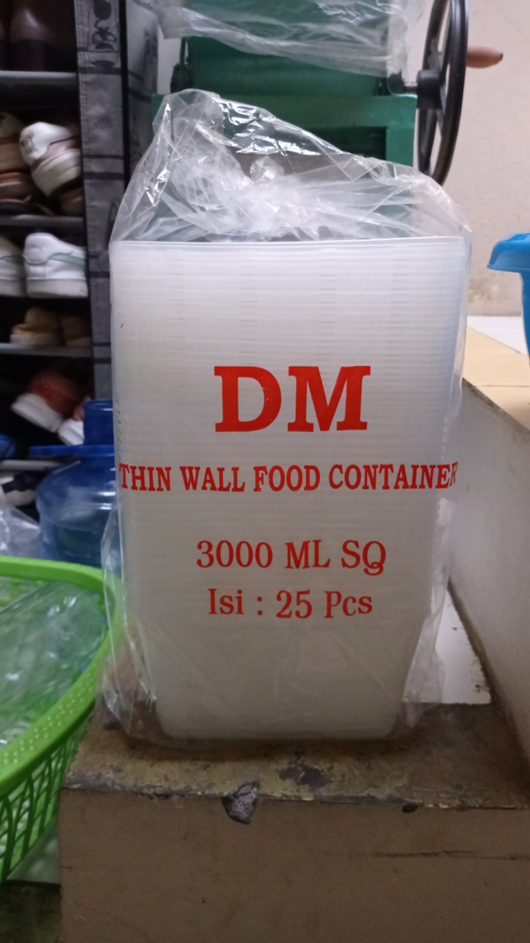 Thinwall / Food Container Besar 3000 Ml Square / Kotak