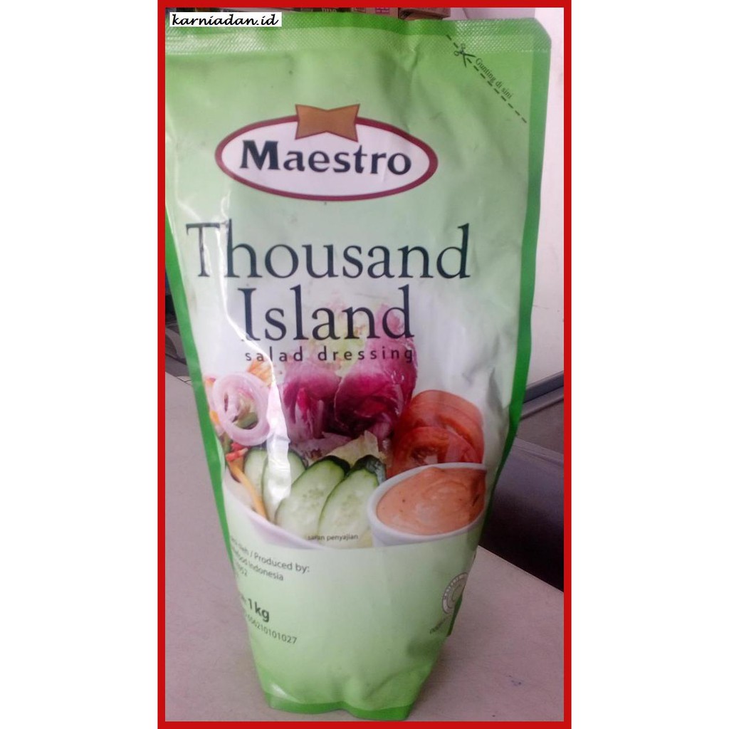 

gnidderdsaus- maestro thousand island 1kg -asliiiiii.