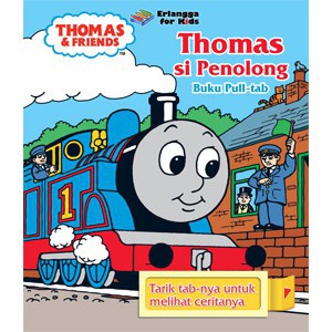 Buku Erlangga ANAK 01421420 THOMAS SI PENOLONG BUKU PULL-TAB#