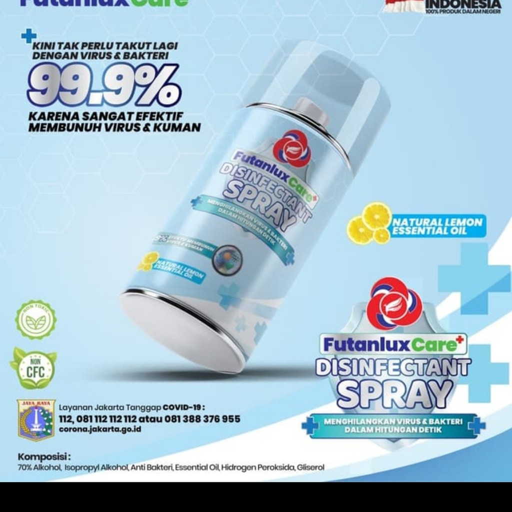 DISINFEKTAN SPRAY / DESINFEKTAN SPRAY / DISINFECTANT SPRAY FUTANLUX