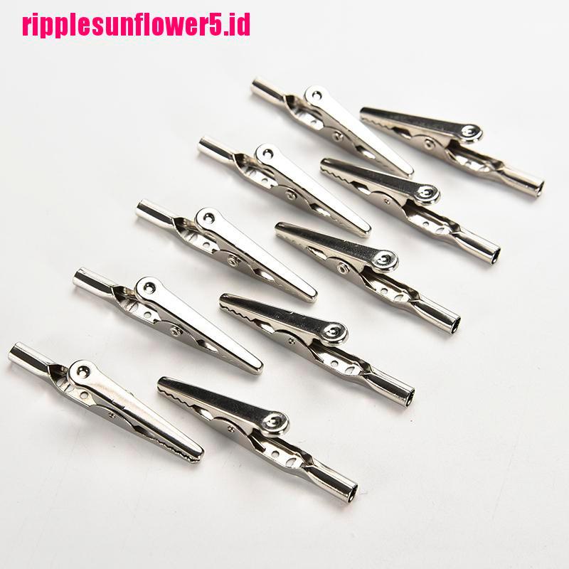 10pcs Klip Buaya Bahan Stainless Steel