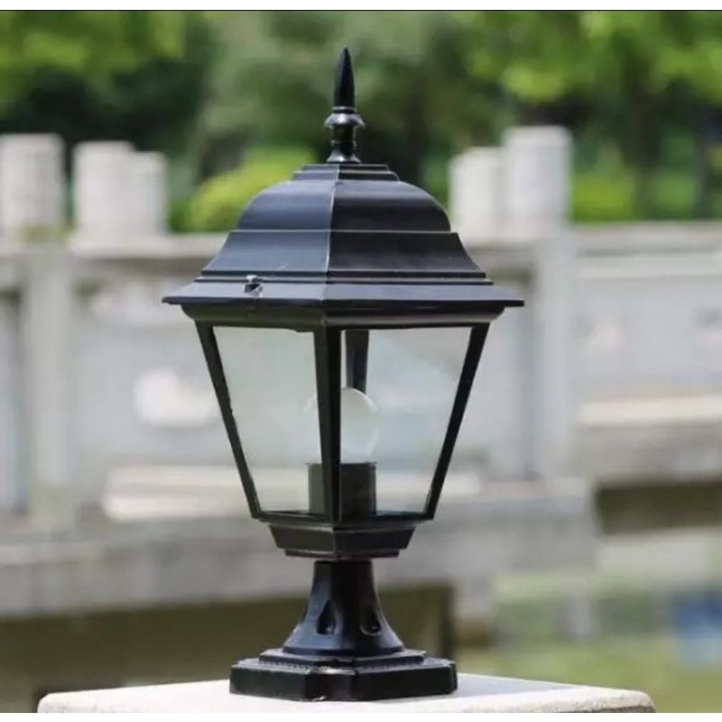 Jual lampu pilar lampu hias pagar outdoor | Shopee Indonesia