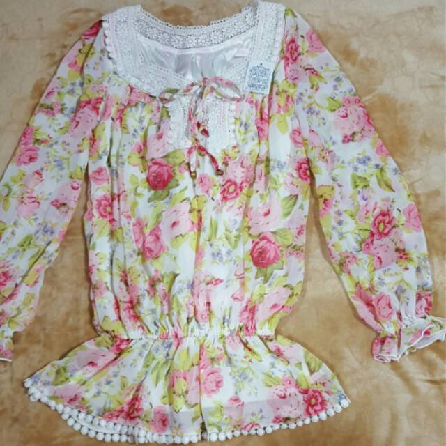 [LIZ LISA] FLOWER TOP