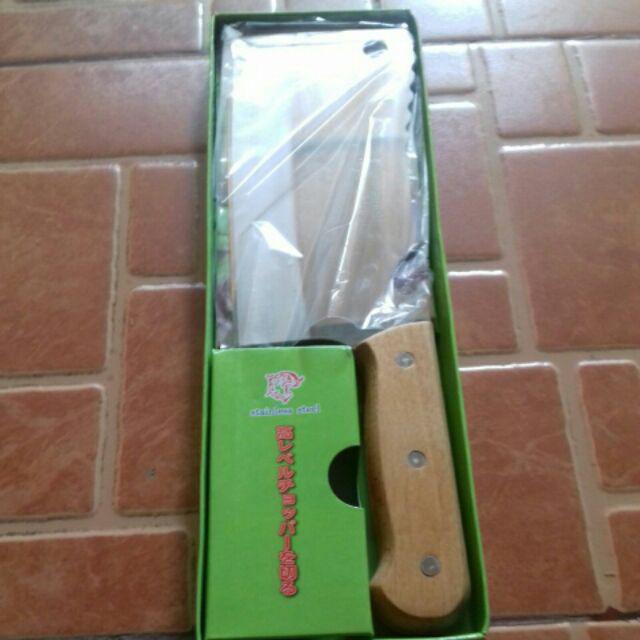 Golok Pisau Dapur Daging Tulang Stainless Steel