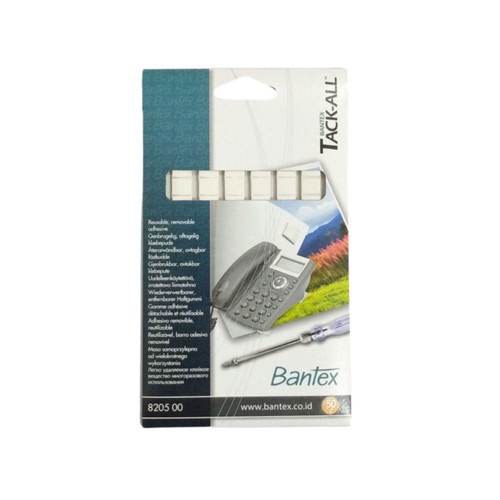 

Bantex Tack All Sticky 50 gr #8205 00 / Tack It All Bantex White / Tack It