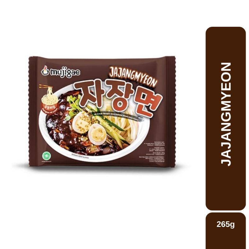 Jajangmyeon Mujigae Mie Saus Kedelai Hitam khas Korea Mini (265 gr)/ Jjajangmyun / Jjajangmyeon / Makanan Korea instan / Mie Korea / Mie Instan/Makanan Korea Halal / Makanan Instan.