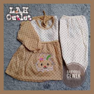  Baju  Setelan Bayi  Lengan Pendek Baby  Doll Piyama Panjang 