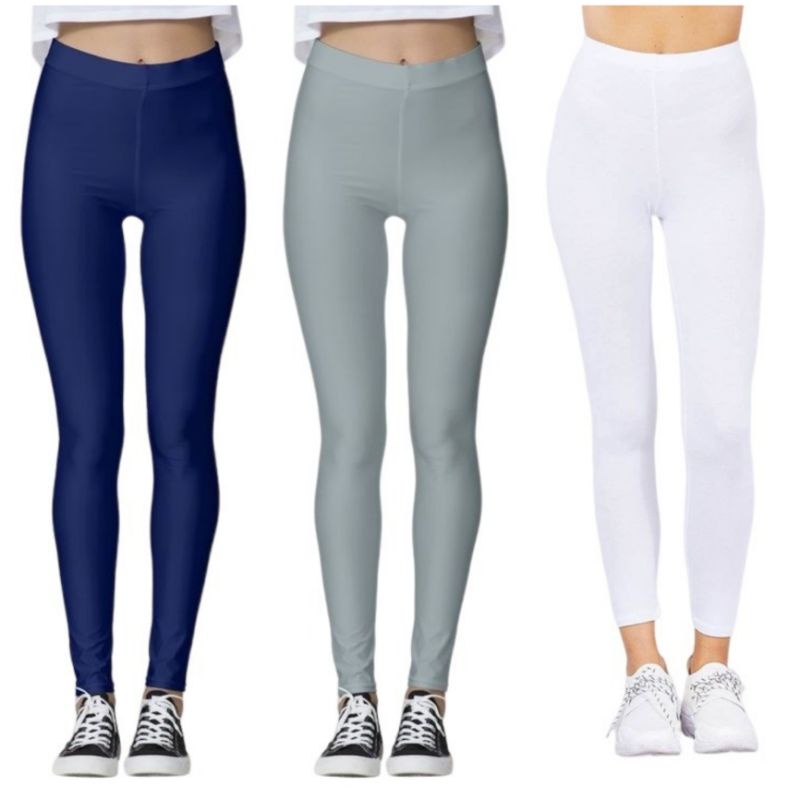 Celana Legging Kaos Spandex Polos Wanita Rp 45,000,-