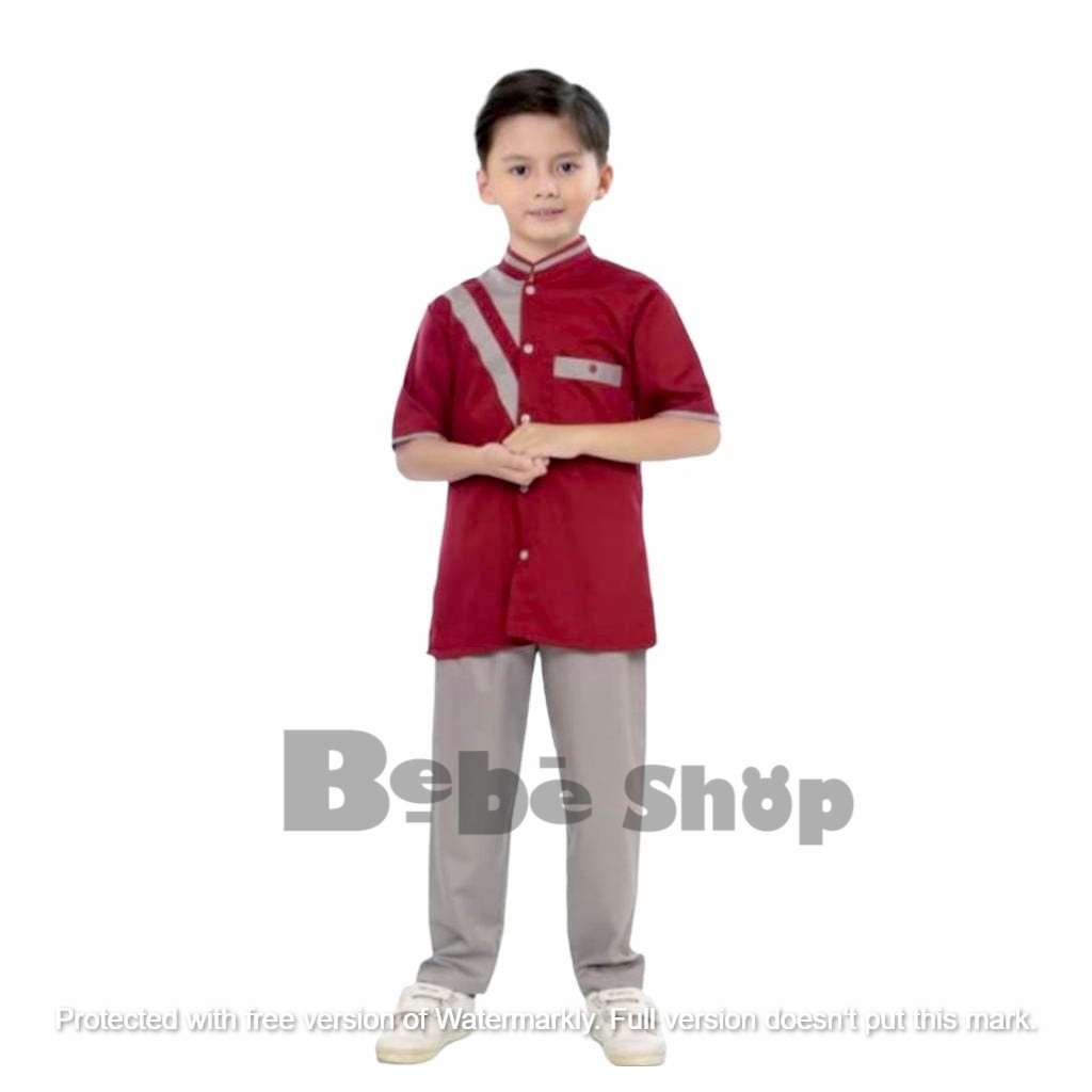 Baju koko anak laki laki usia 1 sampai 12 tahun/ baju koko anak/ baju muslim/ baju koko pakistan bahan katunn/baju koko model terbaru