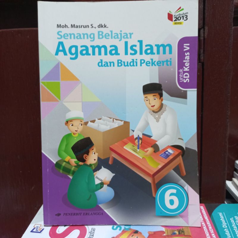 BUKU BEKAS AGAMA ISLAM SD KELAS 1,2,3,4,5,6 K2013EDISI REVISI ERLANGGA