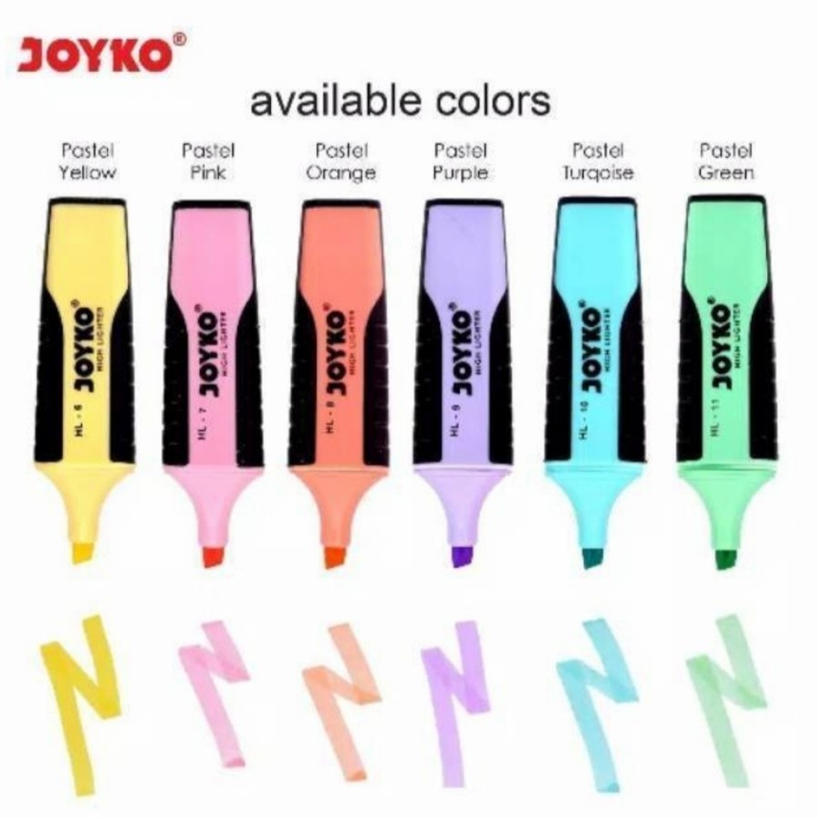 

Highlighter JOYKO HL6-11 Penanda Warna Pastel