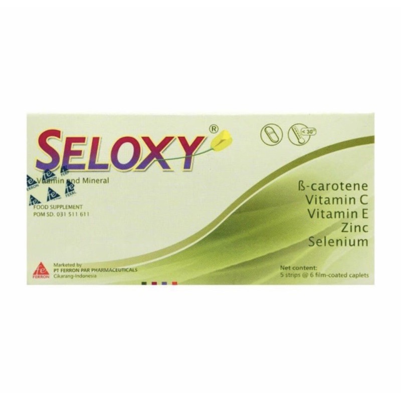 Seloxy box 30 tablet ( antioxidant lengkap kesehatan tubuh )