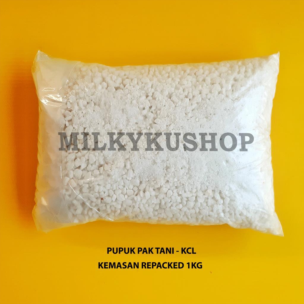 PUPUK PAK TANI KCL PUTIH 1 KG  KEMASAN REPACK