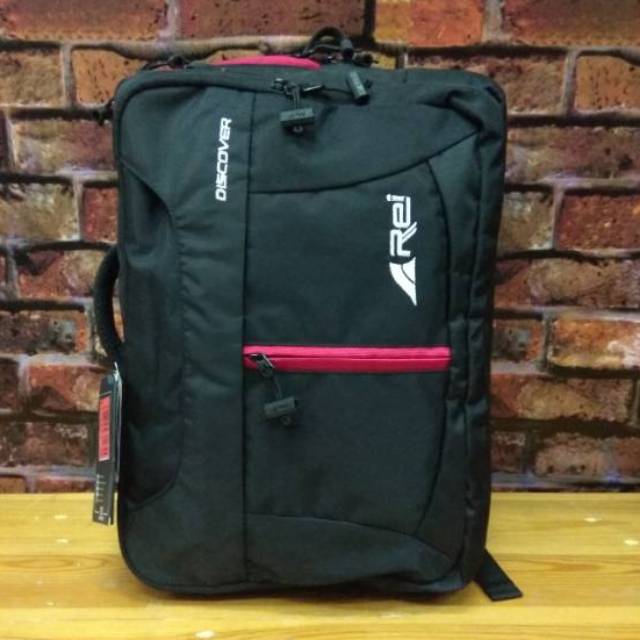 REI TAS 3 FUNGSI( ORI ) /RANSEL LAPTOP REI DISCOVER/RANSEL REI DISCOVER/ PUNGUNG, SELEMPANG, JINJING