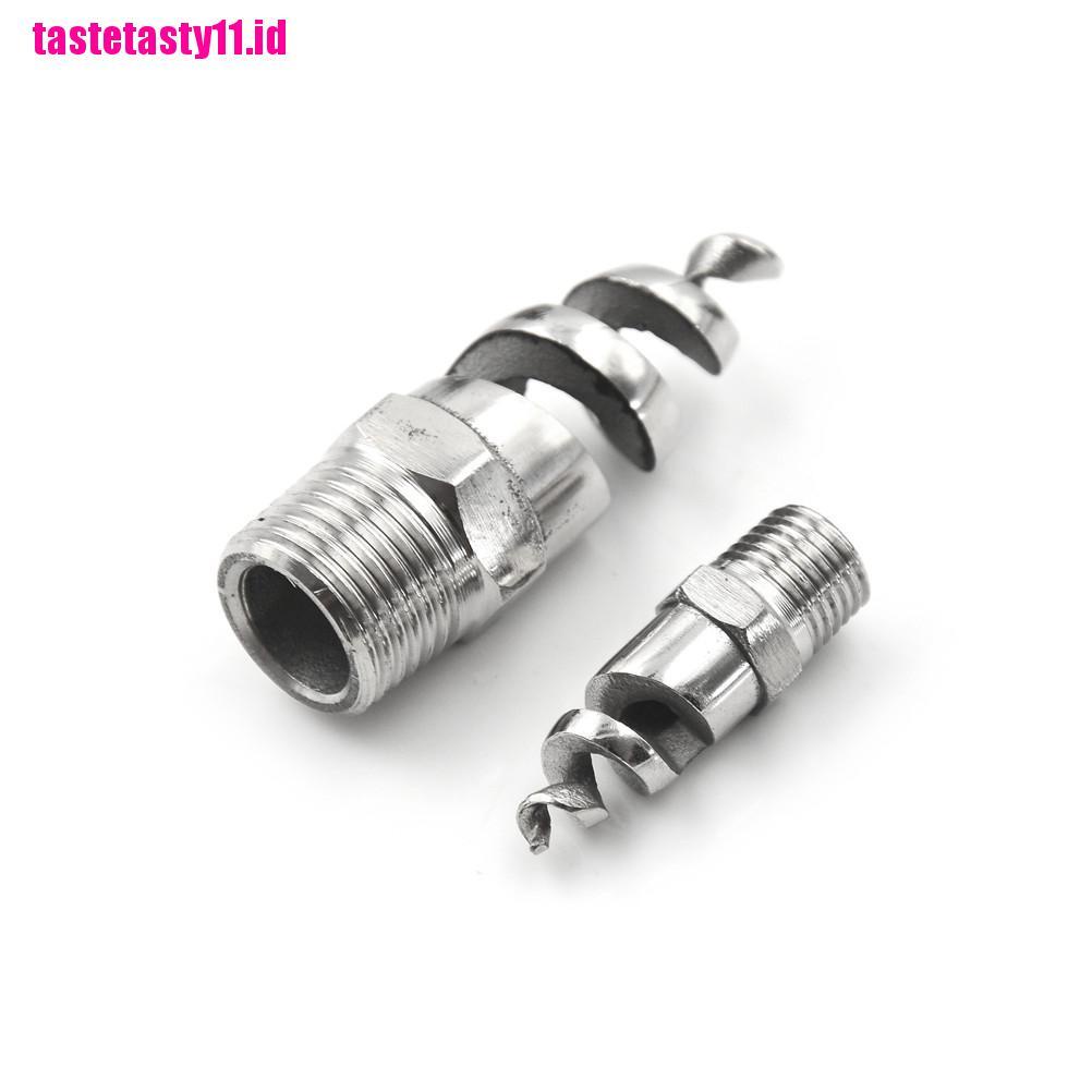 Nozzle Semprot Atomisasi Bentuk Spiral Bahan Stainless Steel Ukuran 1 / 4 1 / 2 Inch