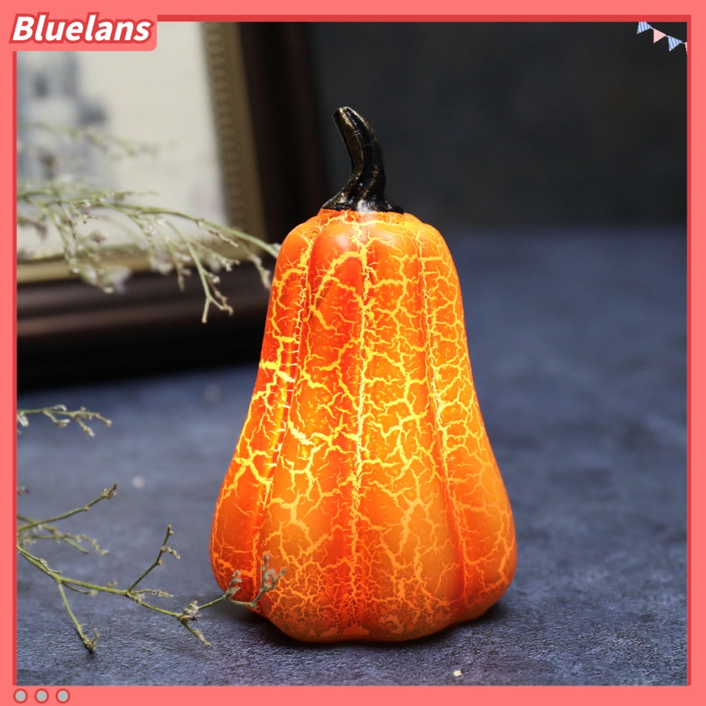 Lampu Bentuk Labu 3D Bahan Resin Untuk Perlengkapan Pesta Halloween