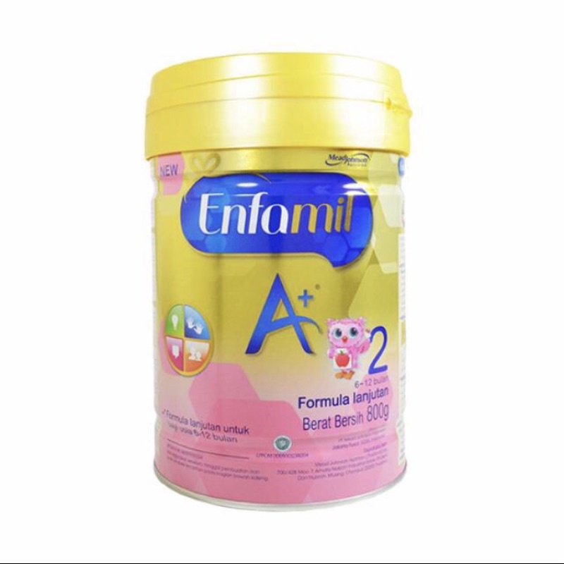 Jual ENFAMIL A+ TAHAP2 UNTUK BAYI USIA 6-12 bulan ENFAMIL 2 KALENG 800