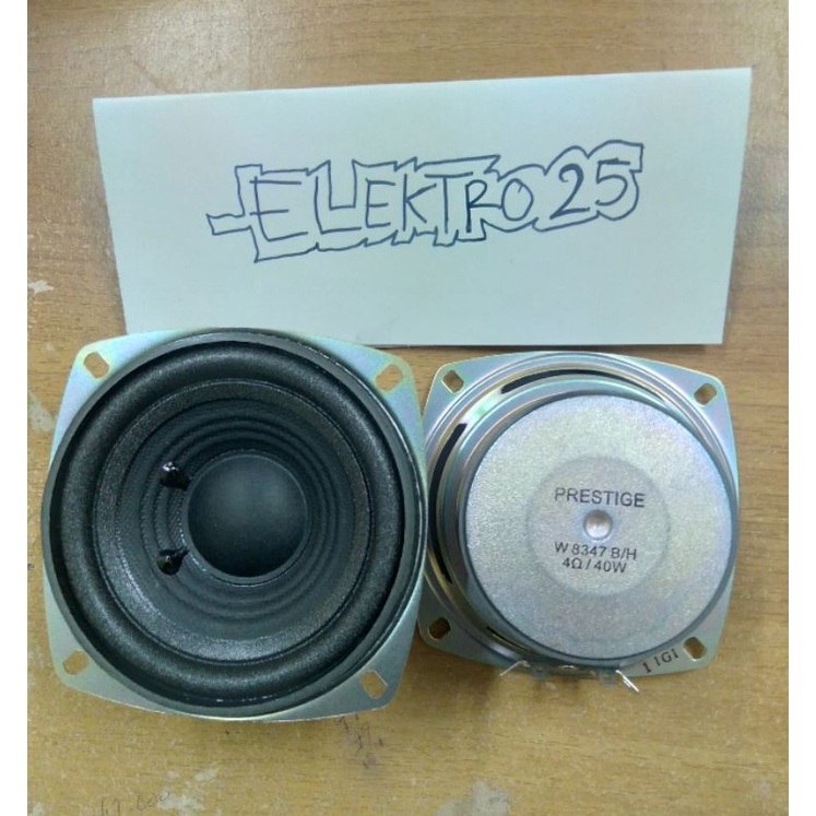 SPEAKER ACR WOOFER 4 inch W-8347-B/H PRESTIGE MAGNET BESAR