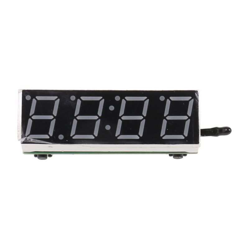 CRE  Digital Car LED Electronic Clock Time Temperature Voltage 3 in 1 Meter 12V 5-20V