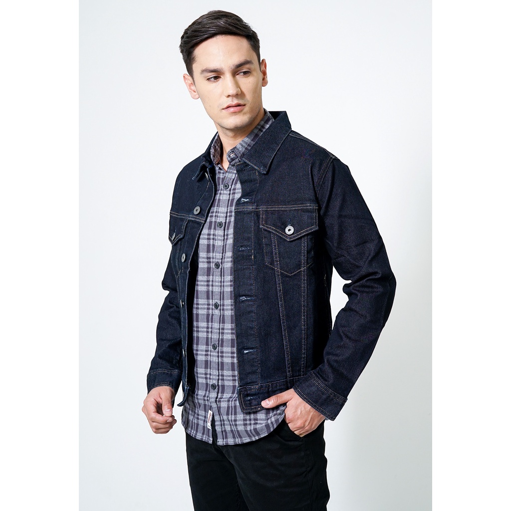 TRIPLE Jaket Denim Slim Fit (JK DNM 585 03 GW)